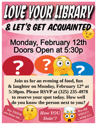 Love Your Library Event